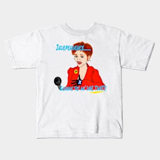 Scottish Independence. NICOLA STURGEON CARTOON. Kids T-Shirt